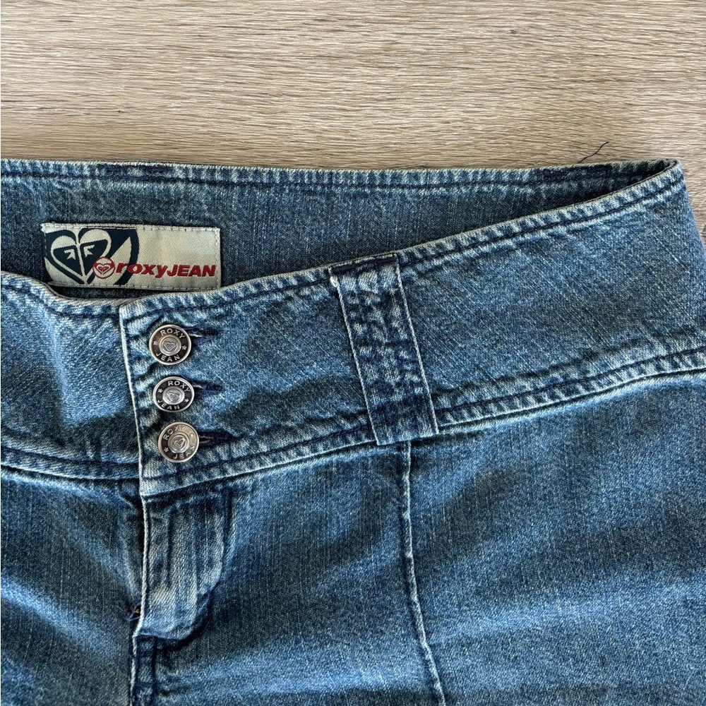 Roxy Jean low rise wide leg jeans
